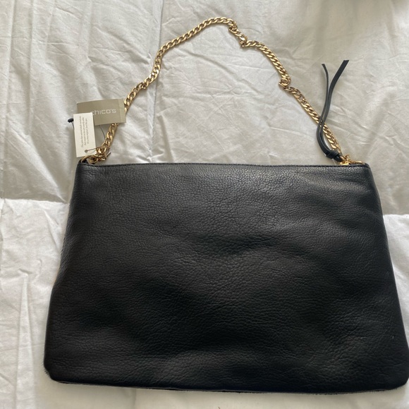 Talbots Black and Leopard Bag - Picture 2 of 2